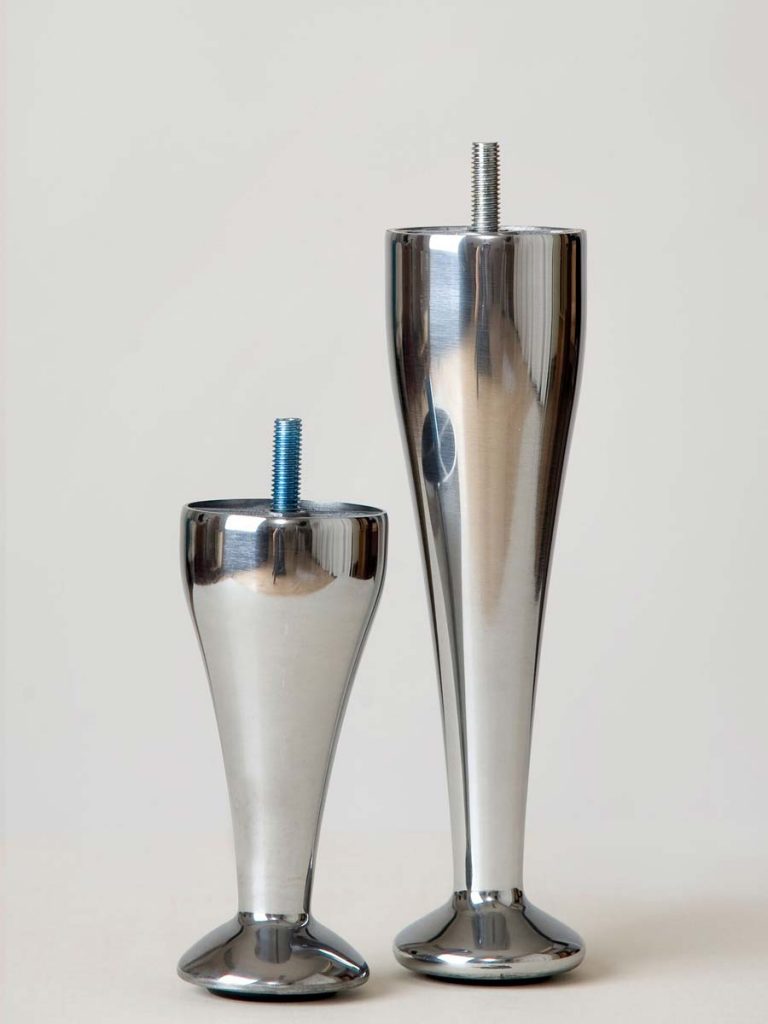 Steel bed leg